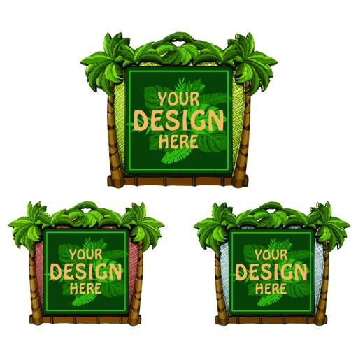 3-5/8" Jungle Insert Medal