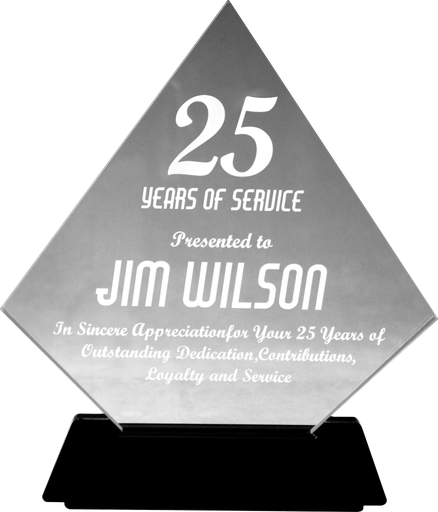 Diamond Stock Acrylic Award