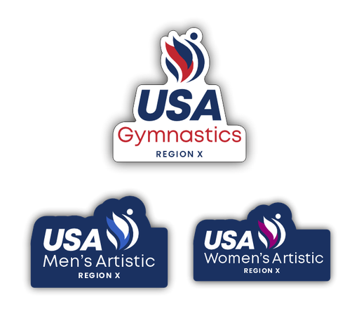 USA Gymnastics Regional Sticker