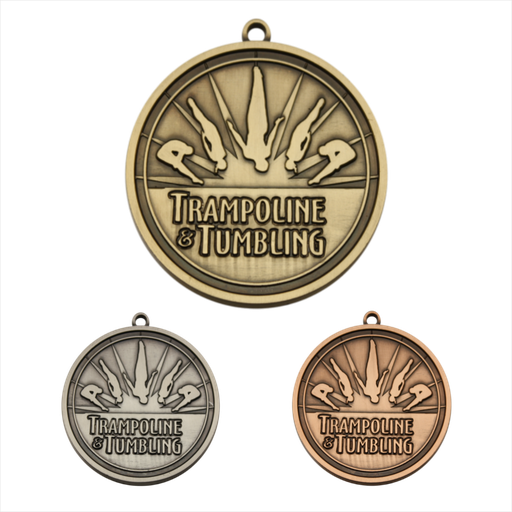 2-1/2" Trampoline & Tumbling Series Medal