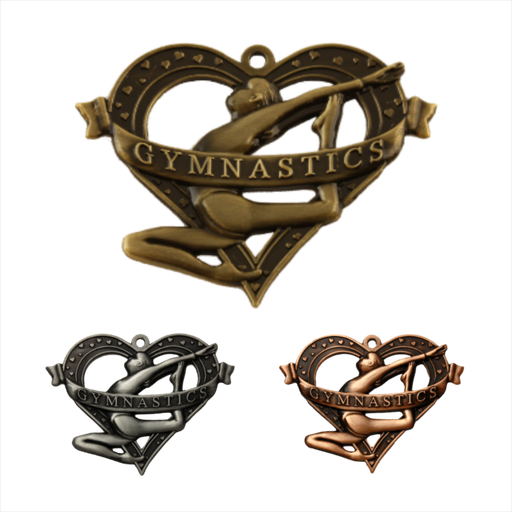 2-1/4" Female Gymnastics Sweetheart Series Medal