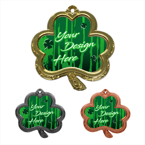 2-3/4" Shamrock Insert Medal