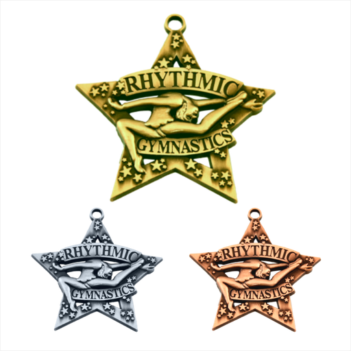 2-3/8" Rhythmic All-Star Series Medal