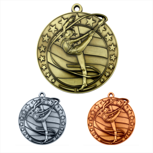 3" Rhythmic Stars & Stripes Series Medal