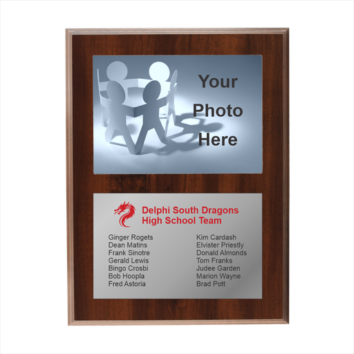 Slide-In Photo Plaque